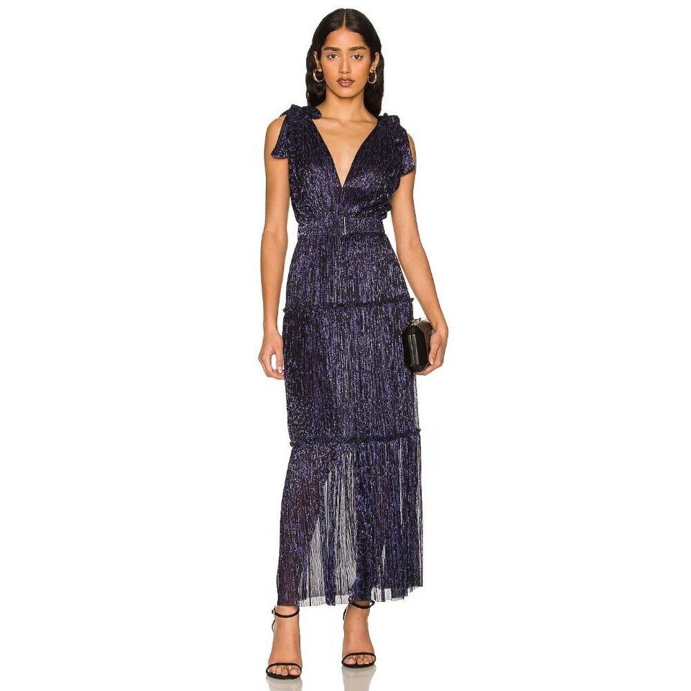 Sabina Musayev Navy Maxi Dress